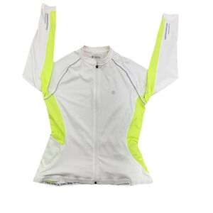 Coolibar  Full Zip Long Sleeve Bike Cycling Jacket UPF 50+ ‎ Activewear Medium